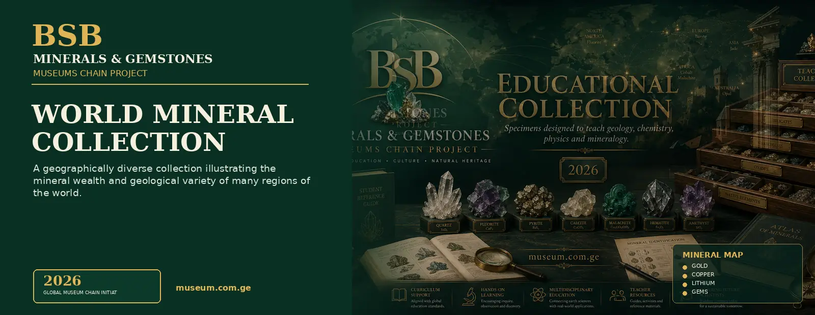 World Mineral Collection — Minerals & Gemstones Museums Chain Project