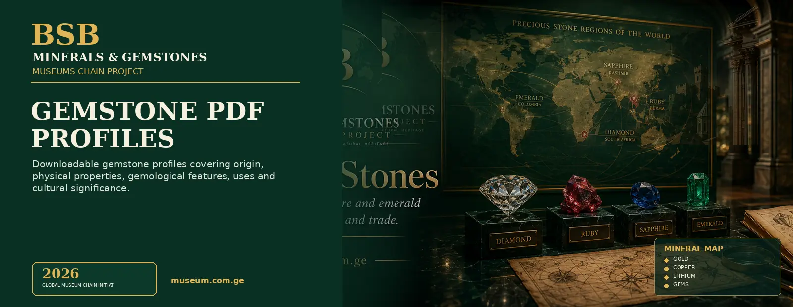 Gemstone PDF Profiles — Minerals & Gemstones Museums Chain Project
