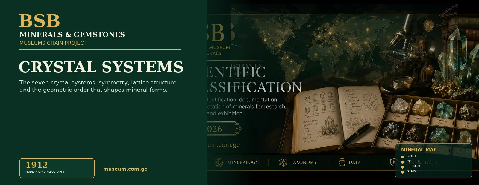 Crystal Systems — Minerals & Gemstones Museums Chain Project