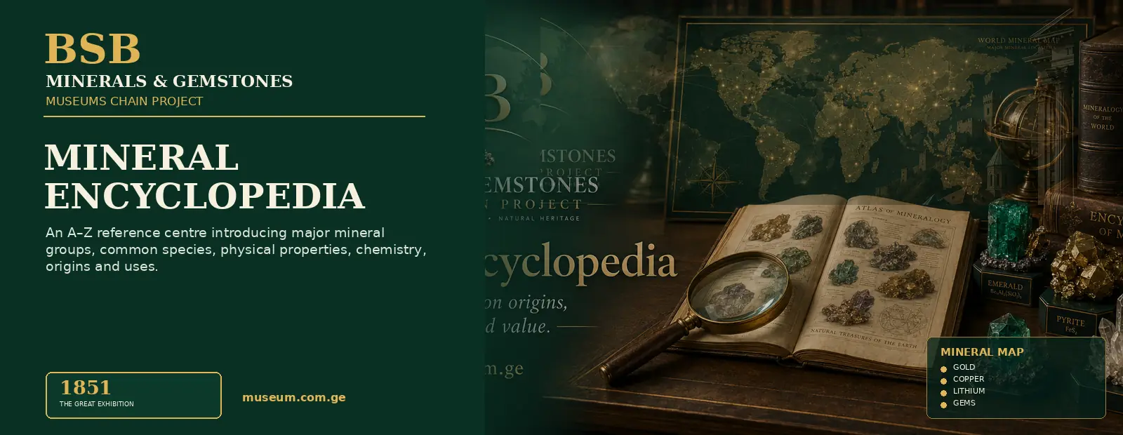 Mineral Encyclopedia — Minerals & Gemstones Museums Chain Project